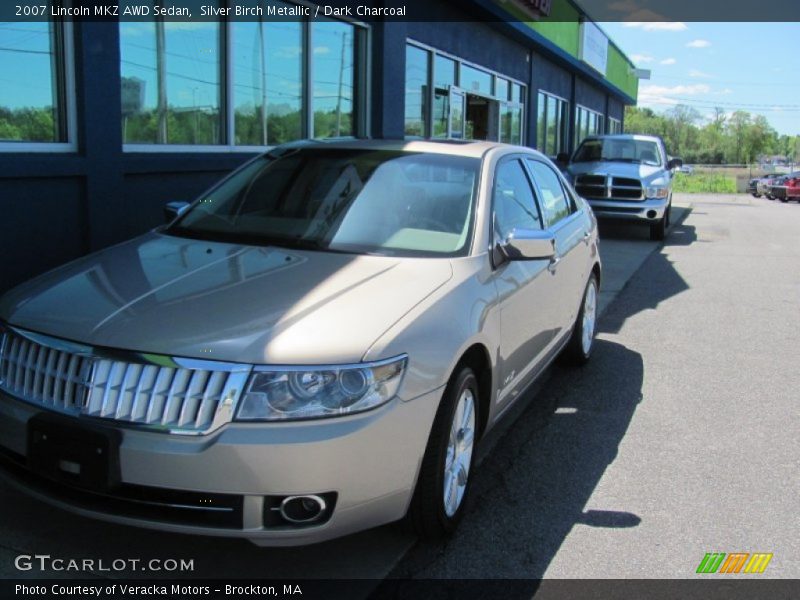 Silver Birch Metallic / Dark Charcoal 2007 Lincoln MKZ AWD Sedan