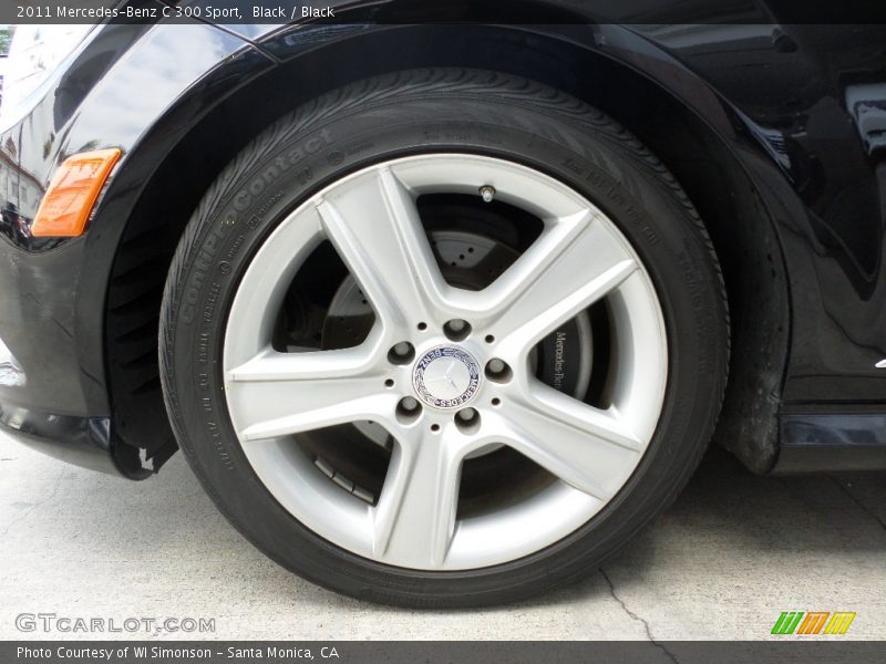 Black / Black 2011 Mercedes-Benz C 300 Sport