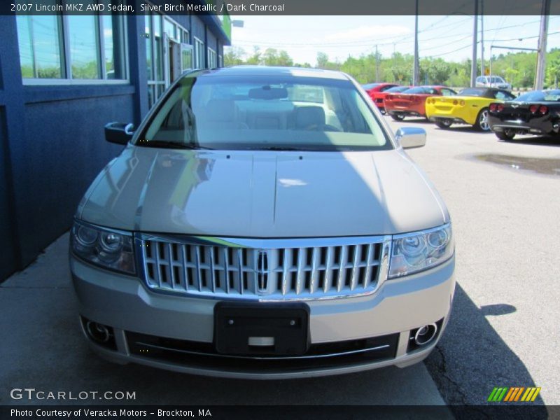 Silver Birch Metallic / Dark Charcoal 2007 Lincoln MKZ AWD Sedan