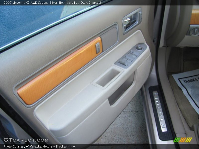 Silver Birch Metallic / Dark Charcoal 2007 Lincoln MKZ AWD Sedan