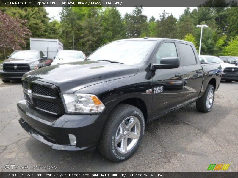 Black / Black/Diesel Gray 2014 Ram 1500 Express Crew Cab 4x4