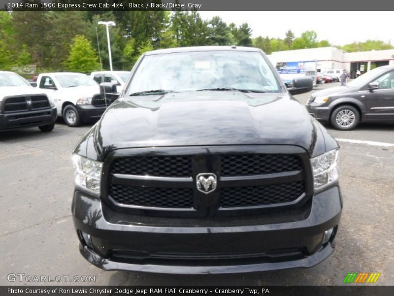 Black / Black/Diesel Gray 2014 Ram 1500 Express Crew Cab 4x4