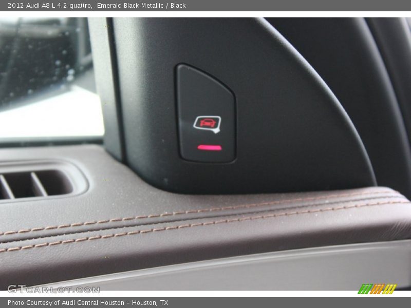 Emerald Black Metallic / Black 2012 Audi A8 L 4.2 quattro