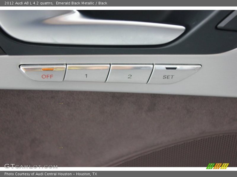 Emerald Black Metallic / Black 2012 Audi A8 L 4.2 quattro