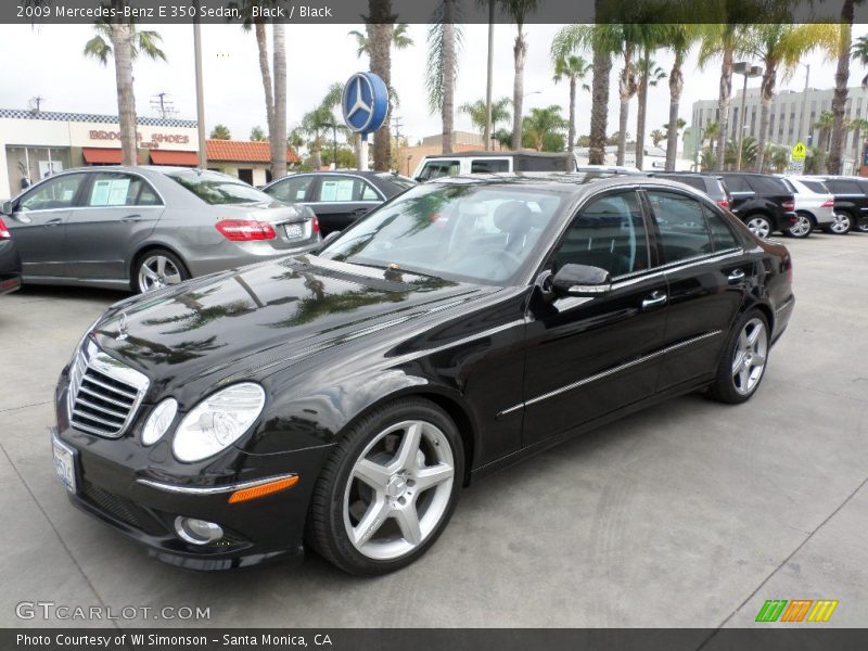 Black / Black 2009 Mercedes-Benz E 350 Sedan