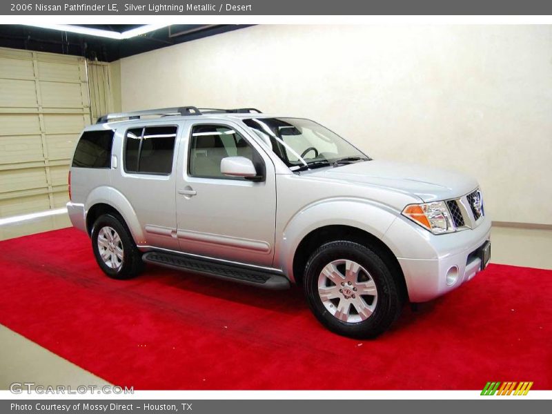 Silver Lightning Metallic / Desert 2006 Nissan Pathfinder LE