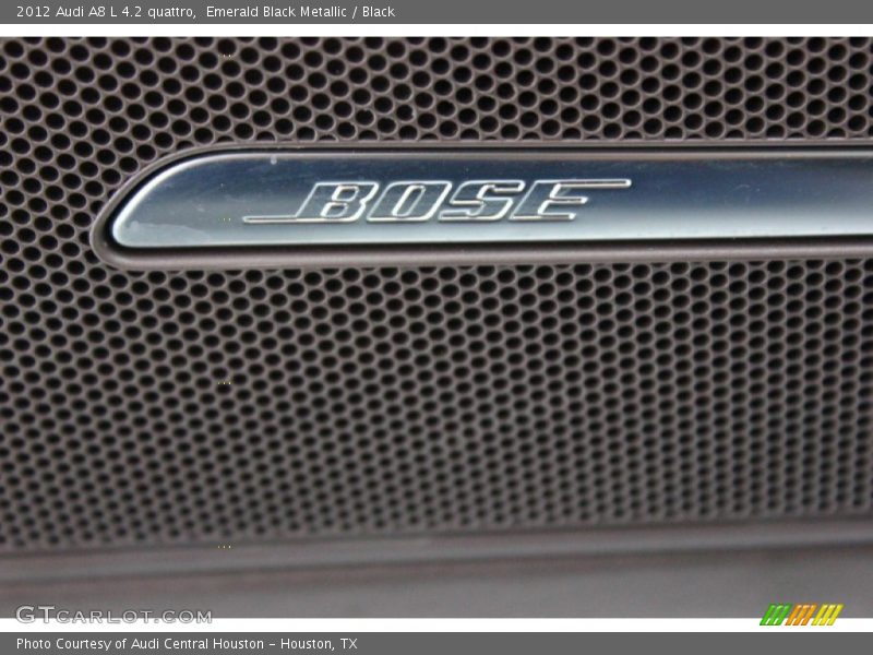Emerald Black Metallic / Black 2012 Audi A8 L 4.2 quattro