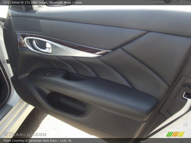 Moonlight White / Stone 2012 Infiniti M 37x AWD Sedan