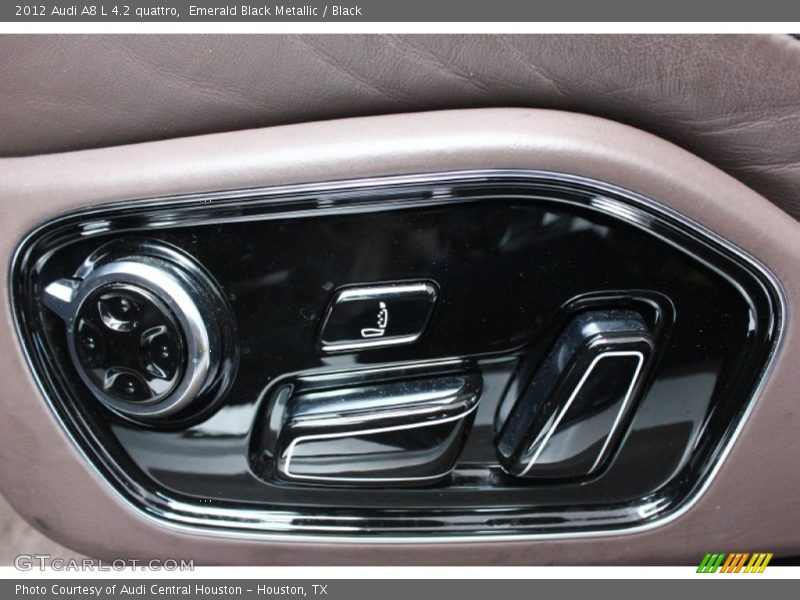 Emerald Black Metallic / Black 2012 Audi A8 L 4.2 quattro