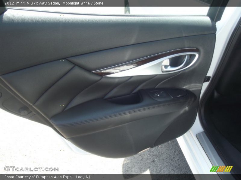 Moonlight White / Stone 2012 Infiniti M 37x AWD Sedan