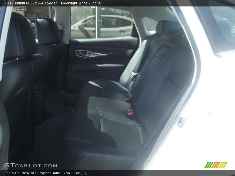 Moonlight White / Stone 2012 Infiniti M 37x AWD Sedan