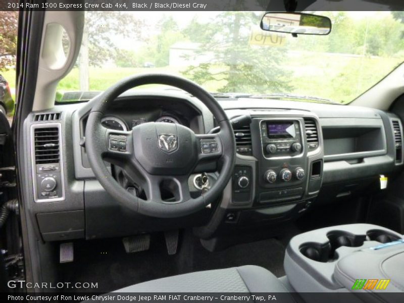 Black / Black/Diesel Gray 2014 Ram 1500 Express Crew Cab 4x4