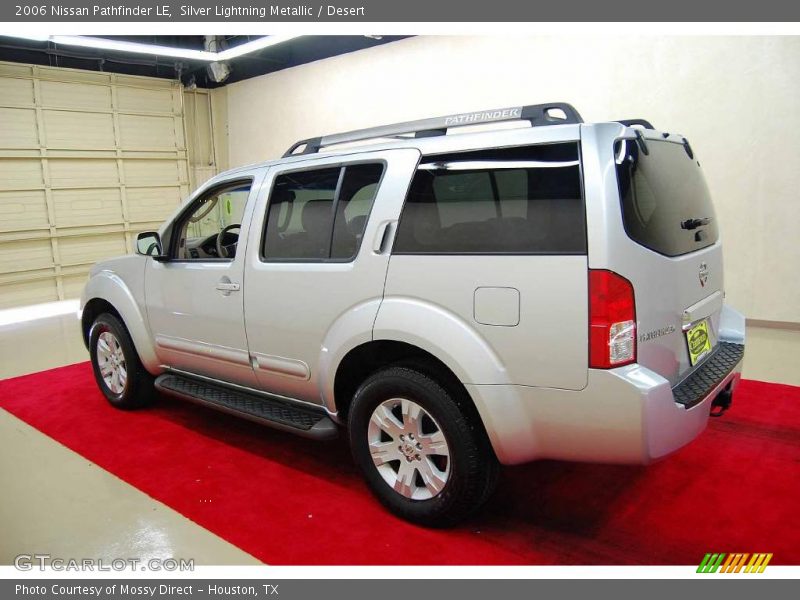 Silver Lightning Metallic / Desert 2006 Nissan Pathfinder LE