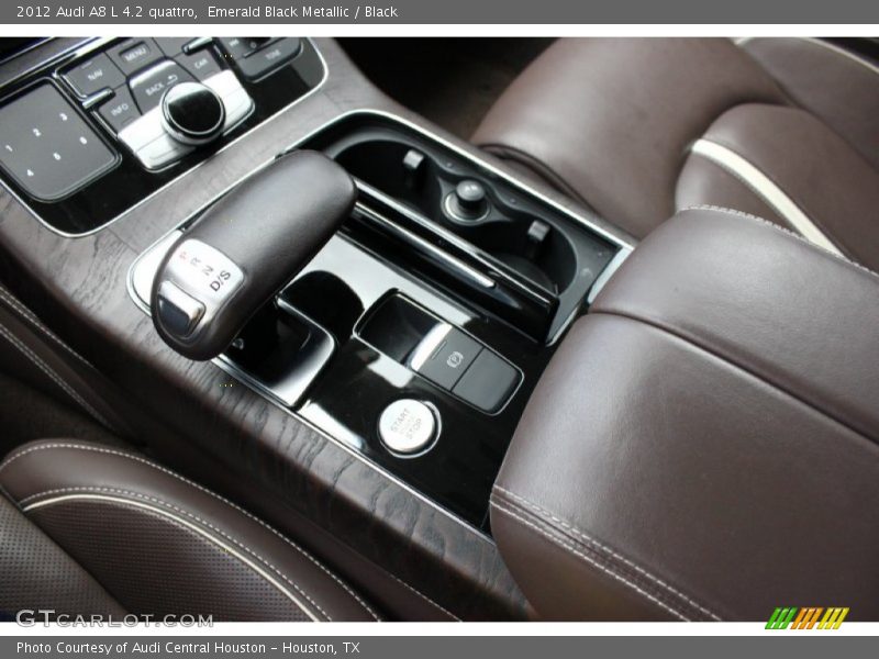 Emerald Black Metallic / Black 2012 Audi A8 L 4.2 quattro