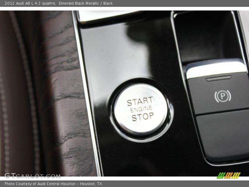 Emerald Black Metallic / Black 2012 Audi A8 L 4.2 quattro