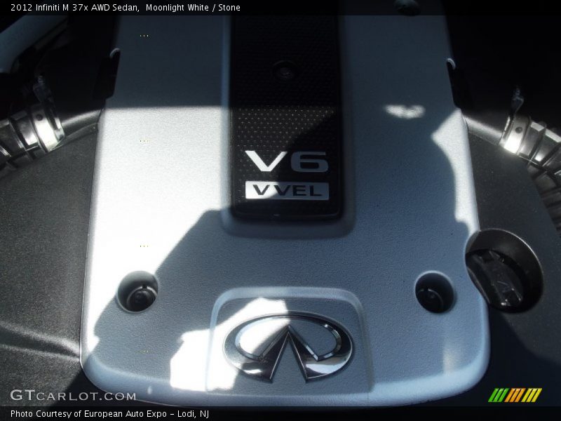 Moonlight White / Stone 2012 Infiniti M 37x AWD Sedan