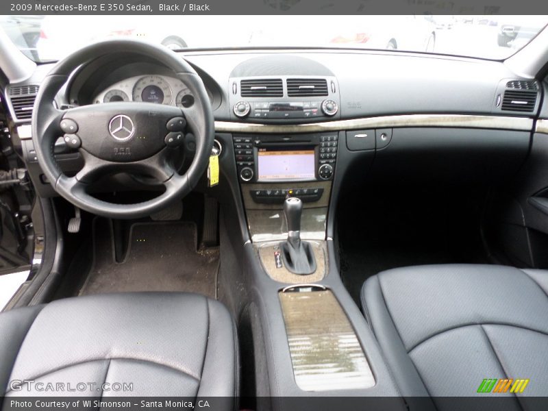 Black / Black 2009 Mercedes-Benz E 350 Sedan