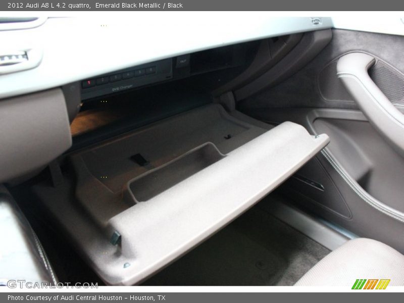 Emerald Black Metallic / Black 2012 Audi A8 L 4.2 quattro