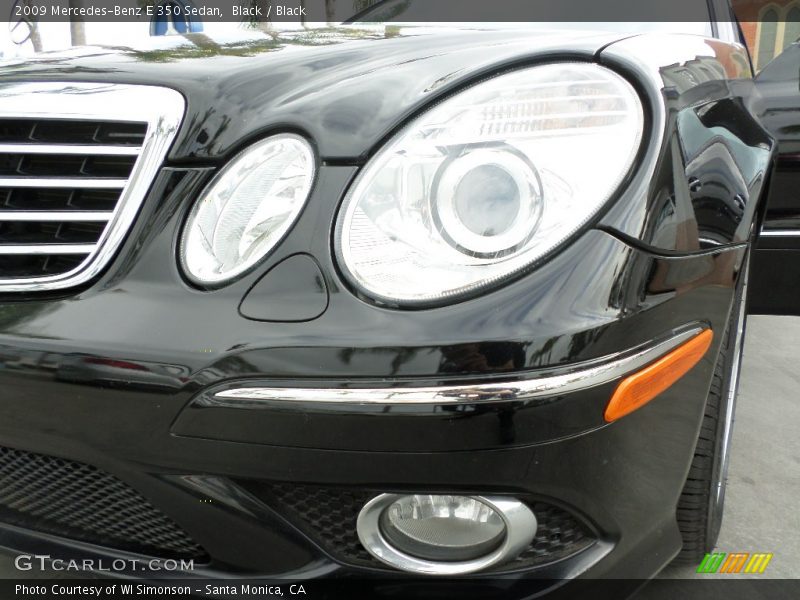 Black / Black 2009 Mercedes-Benz E 350 Sedan