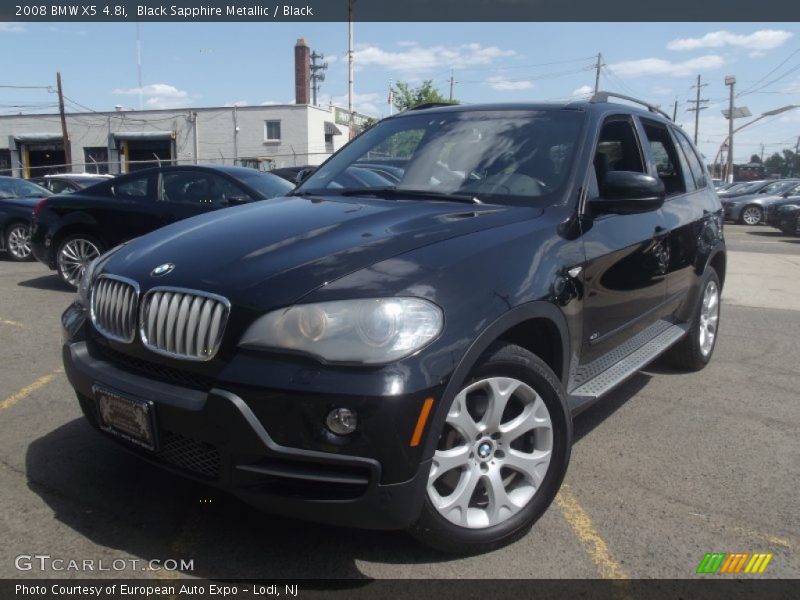 Black Sapphire Metallic / Black 2008 BMW X5 4.8i