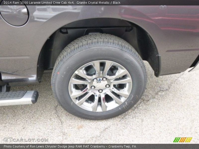 Granite Crystal Metallic / Black 2014 Ram 1500 Laramie Limited Crew Cab 4x4
