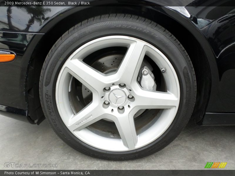 Black / Black 2009 Mercedes-Benz E 350 Sedan