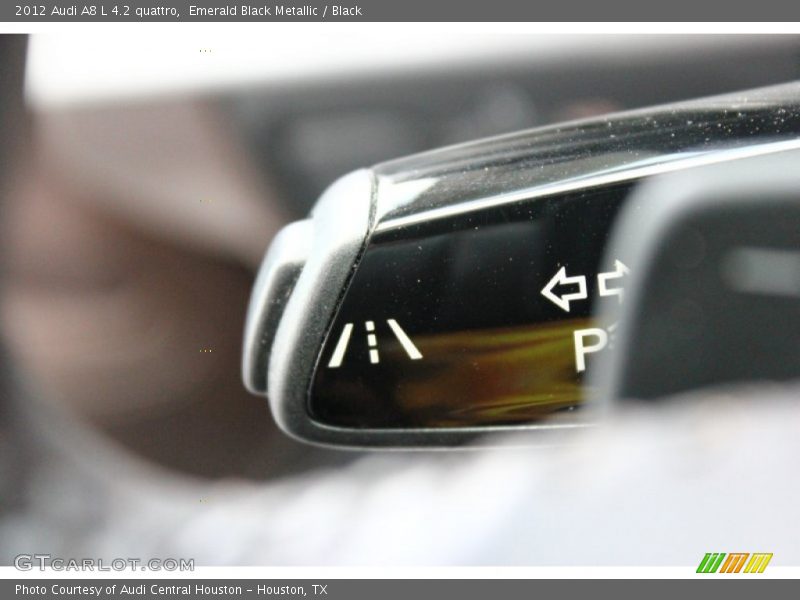 Emerald Black Metallic / Black 2012 Audi A8 L 4.2 quattro