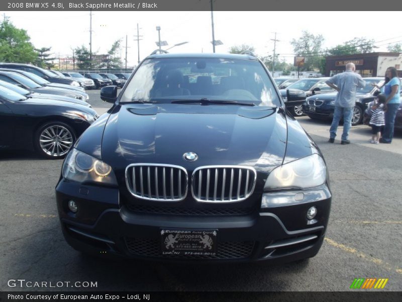 Black Sapphire Metallic / Black 2008 BMW X5 4.8i