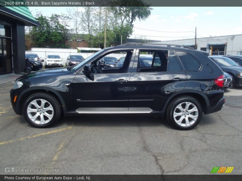 Black Sapphire Metallic / Black 2008 BMW X5 4.8i