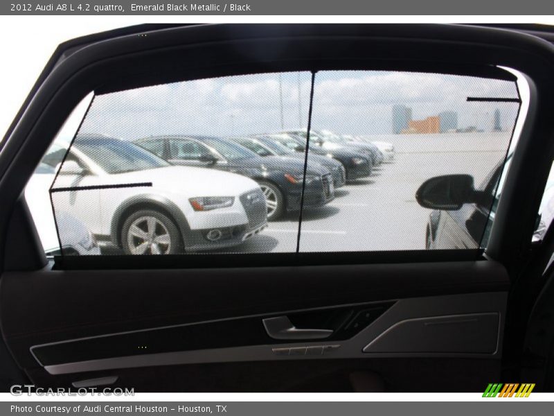 Emerald Black Metallic / Black 2012 Audi A8 L 4.2 quattro