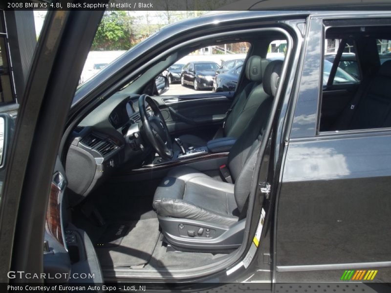 Black Sapphire Metallic / Black 2008 BMW X5 4.8i