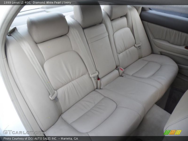 Diamond White Pearl / Ivory 1999 Lexus LS 400