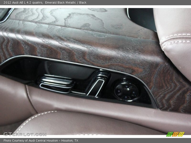 Emerald Black Metallic / Black 2012 Audi A8 L 4.2 quattro