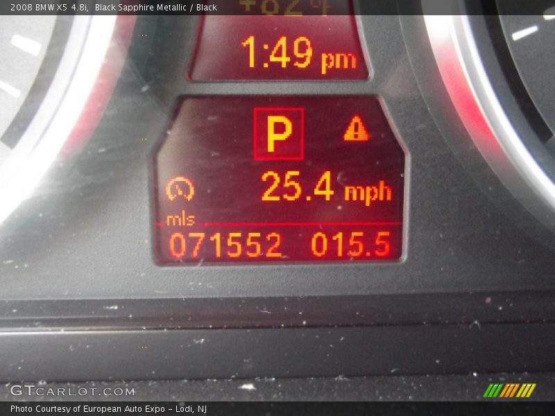 Black Sapphire Metallic / Black 2008 BMW X5 4.8i