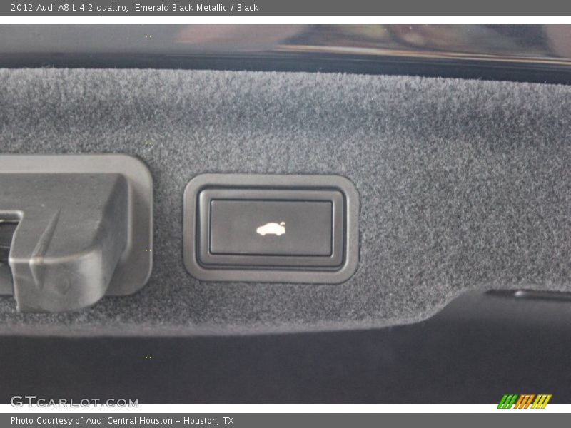 Emerald Black Metallic / Black 2012 Audi A8 L 4.2 quattro