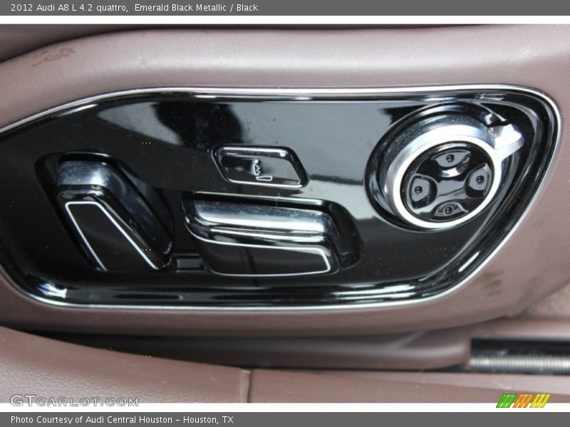 Emerald Black Metallic / Black 2012 Audi A8 L 4.2 quattro