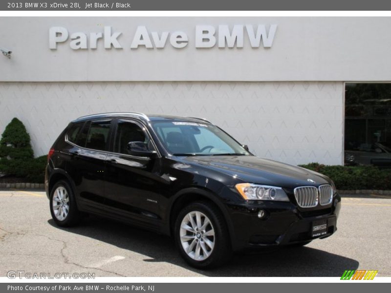 Jet Black / Black 2013 BMW X3 xDrive 28i