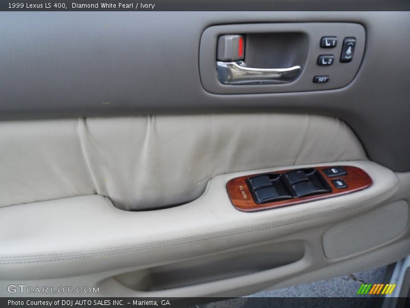 Diamond White Pearl / Ivory 1999 Lexus LS 400