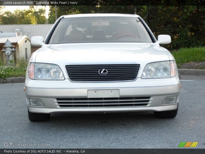 Diamond White Pearl / Ivory 1999 Lexus LS 400