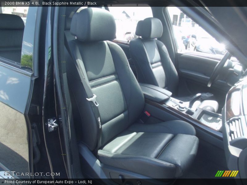 Black Sapphire Metallic / Black 2008 BMW X5 4.8i