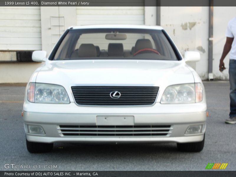 Diamond White Pearl / Ivory 1999 Lexus LS 400