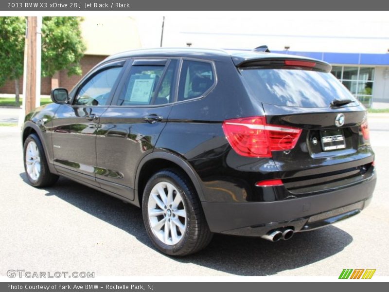 Jet Black / Black 2013 BMW X3 xDrive 28i
