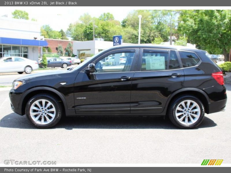 Jet Black / Black 2013 BMW X3 xDrive 28i