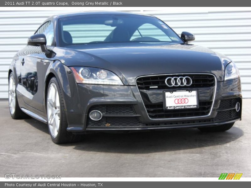 Oolong Grey Metallic / Black 2011 Audi TT 2.0T quattro Coupe