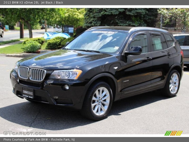 Jet Black / Black 2013 BMW X3 xDrive 28i
