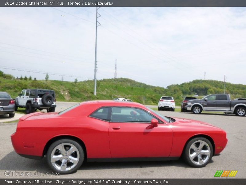 TorRed / Dark Slate Gray 2014 Dodge Challenger R/T Plus