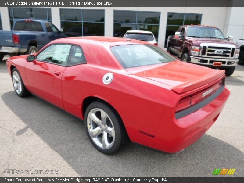 TorRed / Dark Slate Gray 2014 Dodge Challenger R/T Plus