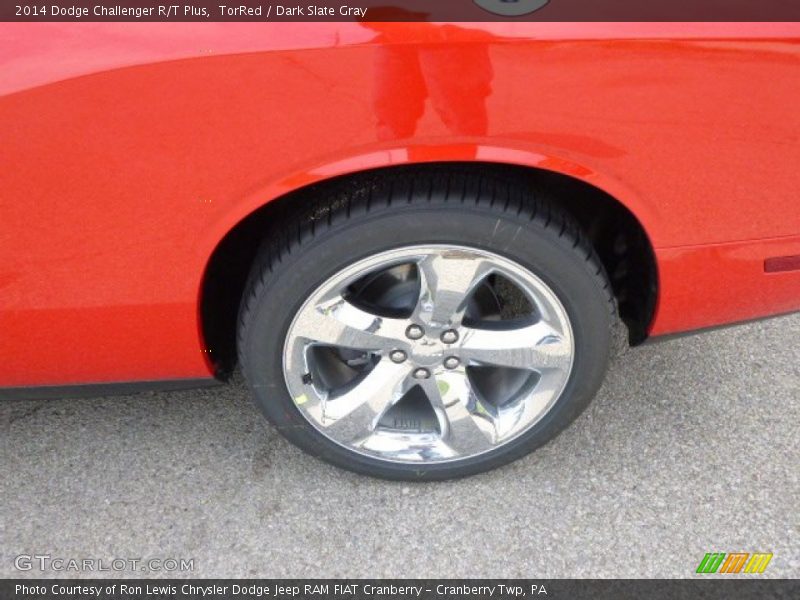 TorRed / Dark Slate Gray 2014 Dodge Challenger R/T Plus