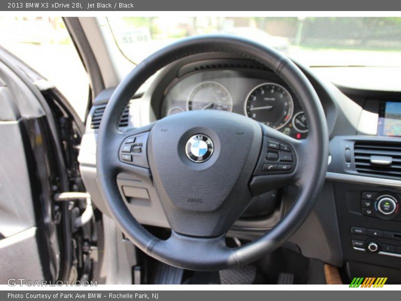 Jet Black / Black 2013 BMW X3 xDrive 28i