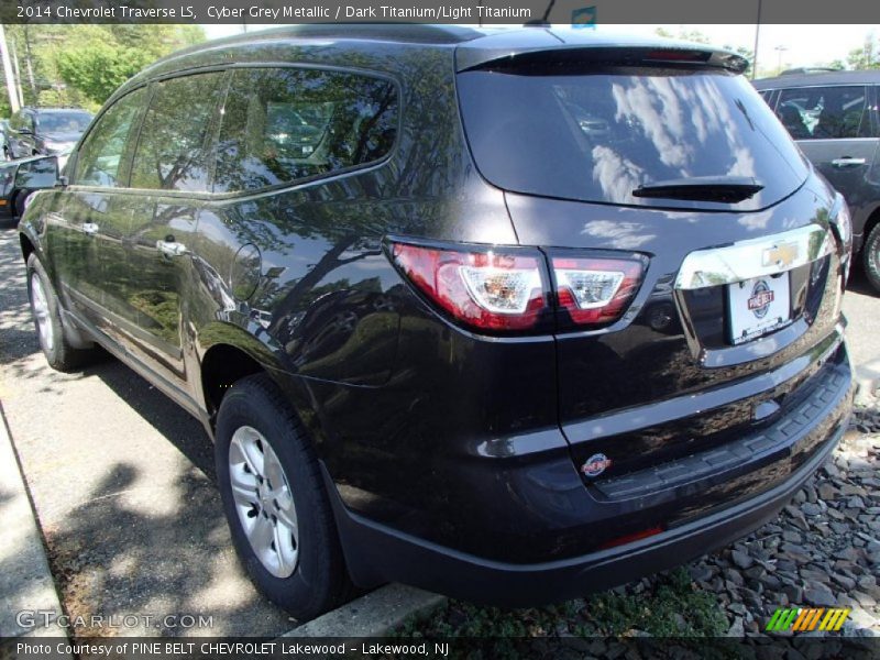 Cyber Grey Metallic / Dark Titanium/Light Titanium 2014 Chevrolet Traverse LS